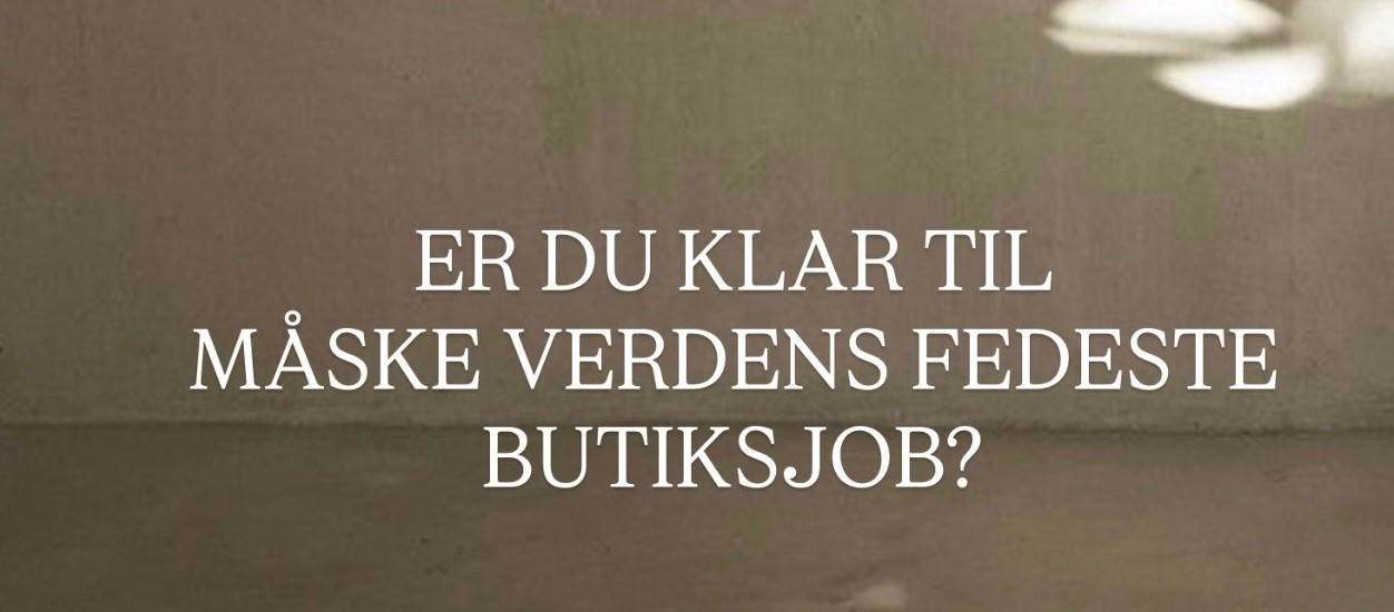 Vi søger dig!